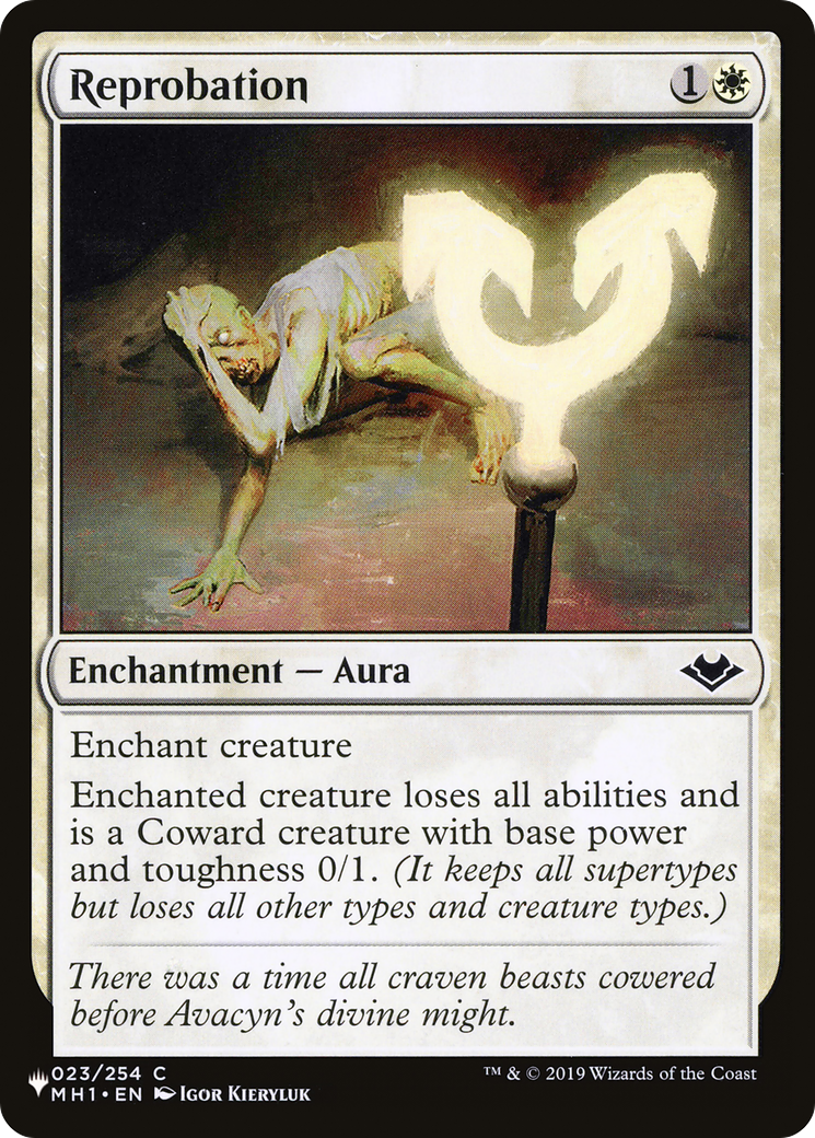 Reprobation Card Image