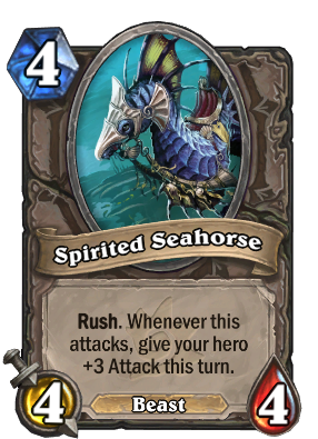 Spirited Seahorse Card Image