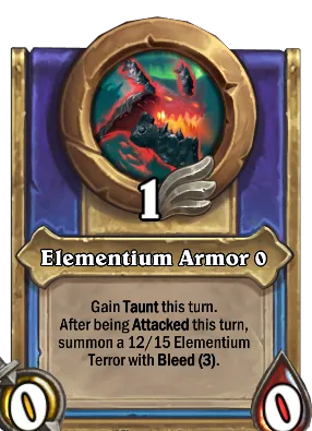 Elementium Armor {0} Card Image