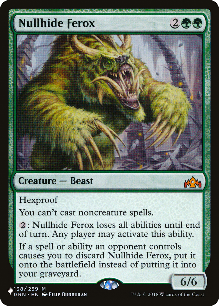 Nullhide Ferox Card Image