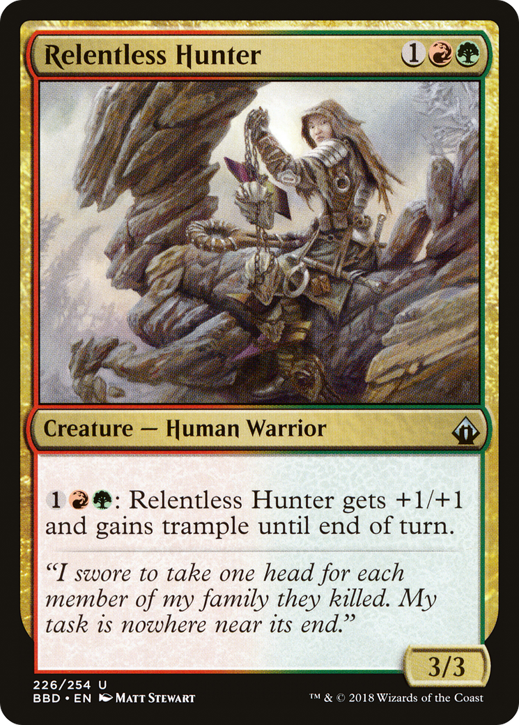 Relentless Hunter Card Image