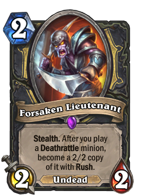 Forsaken Lieutenant Card Image
