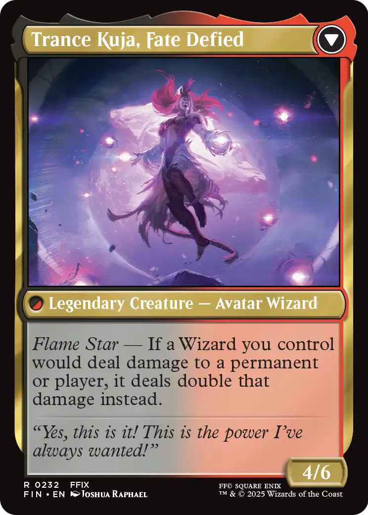 Trance Kuja, Fate Defied Magic: The Gathering card