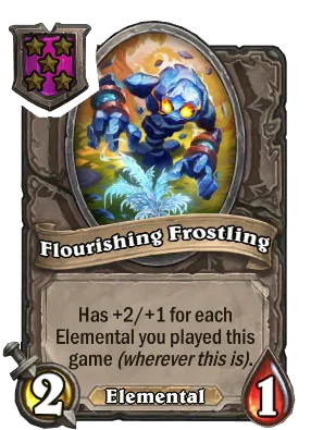 Flourishing Frostling Card Image