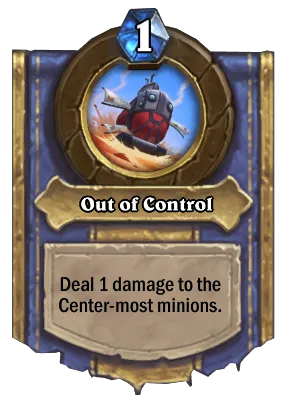 Out of Control Card Image