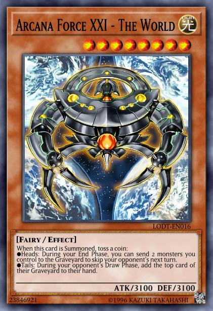 Arcana Force XXI - The World Card Image