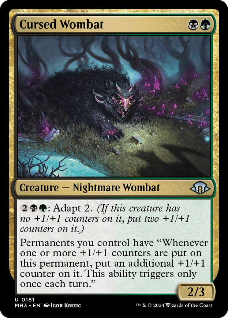 Cursed Wombat Card Image