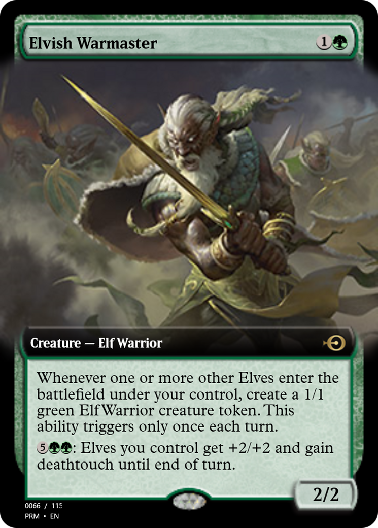 Elvish Warmaster Card Image