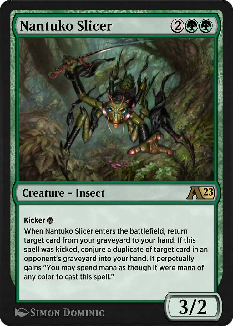 Nantuko Slicer Card Image