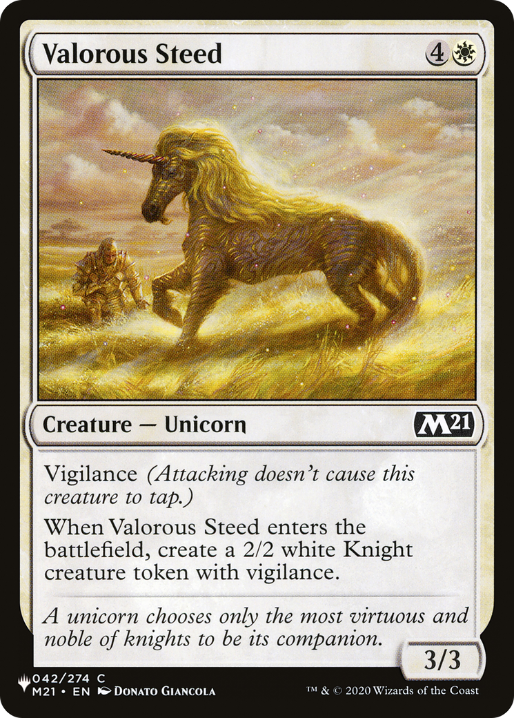 Valorous Steed Card Image