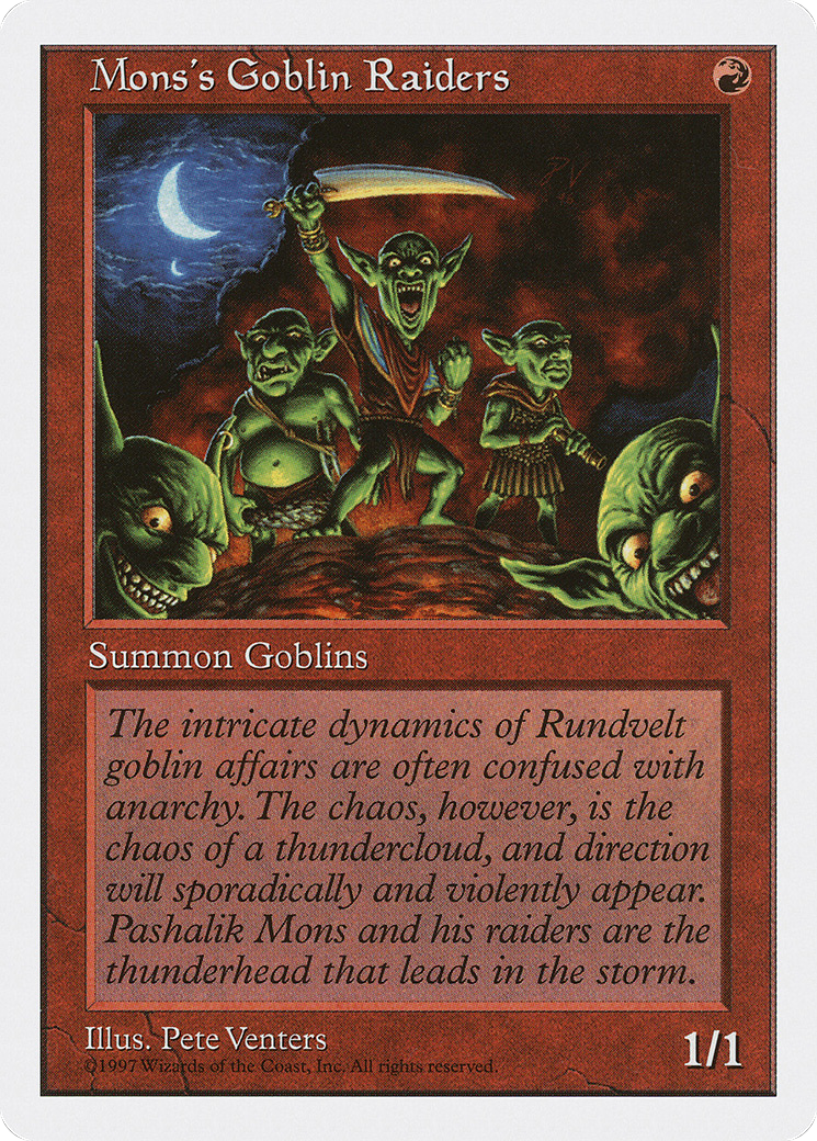 Mons's Goblin Raiders Card Image