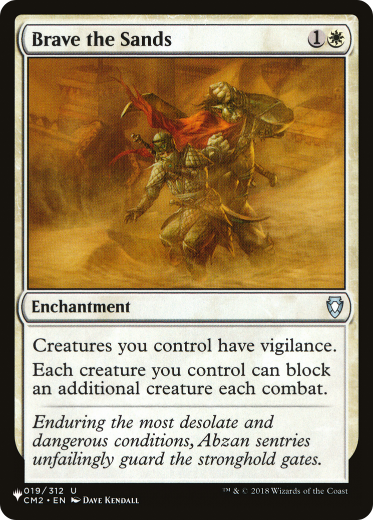 Brave the Sands Card Image