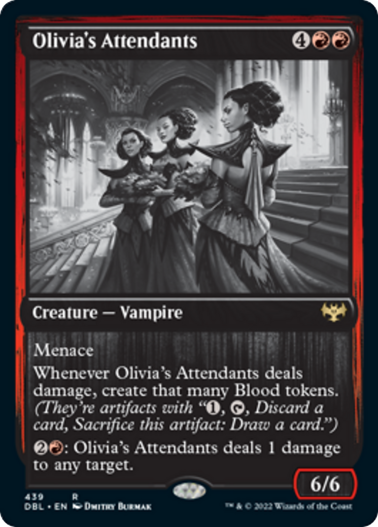 Olivia's Attendants Card Image