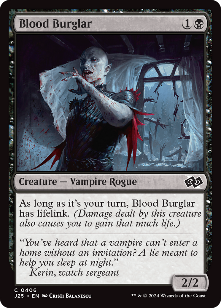 Blood Burglar Card Image