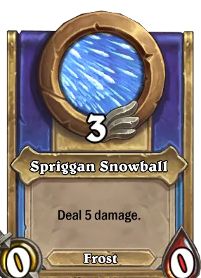 Spriggan Snowball Card Image