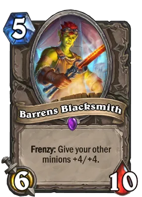 Barrens Blacksmith Card Image