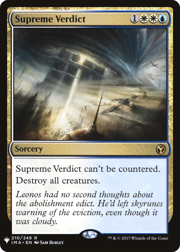 Supreme Verdict Card Image