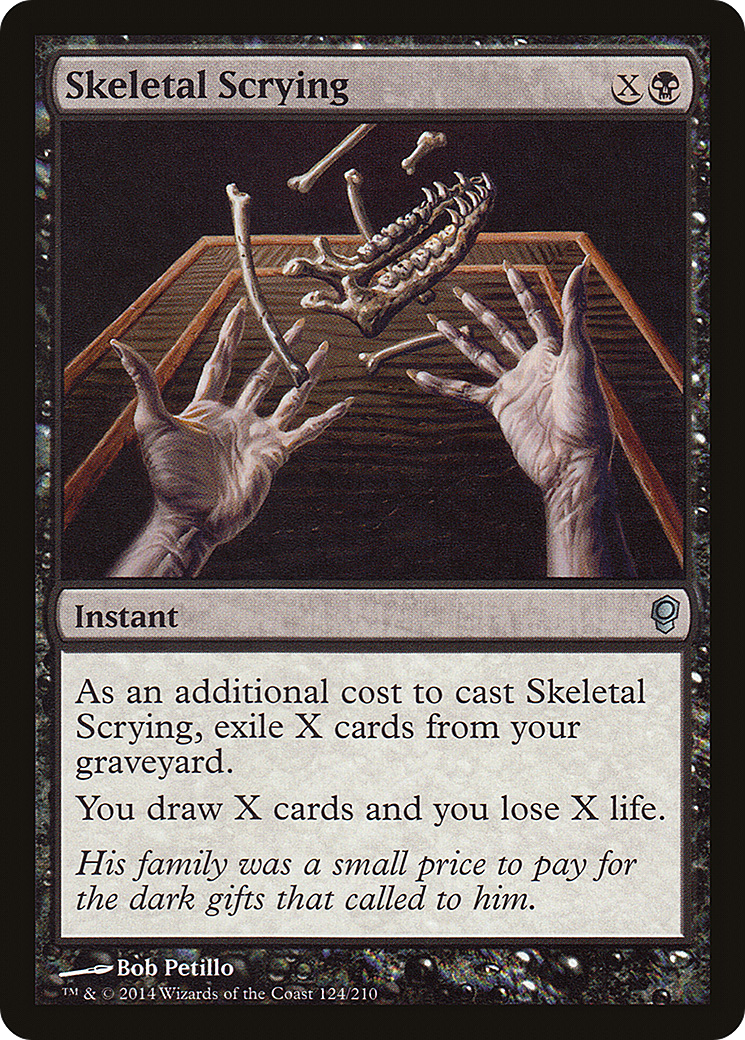 Skeletal Scrying Card Image