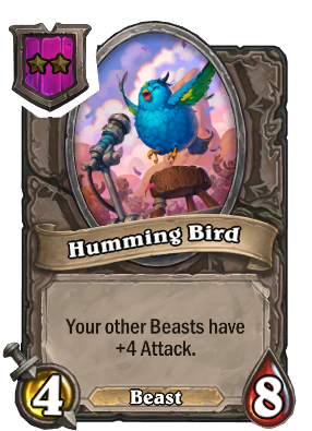 Humming Bird Card Image