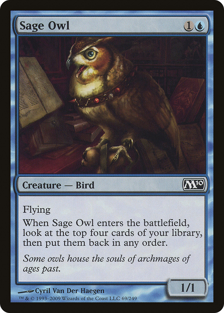 Sage Owl Card Image