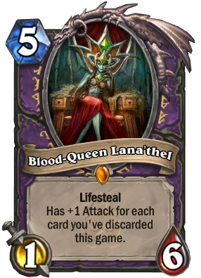 Vér-Queen lana'thel kártya kép