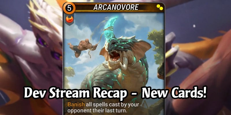 Mythgard Dev Stream Recap - Four Cards from Expansion 2 + Competitive Details