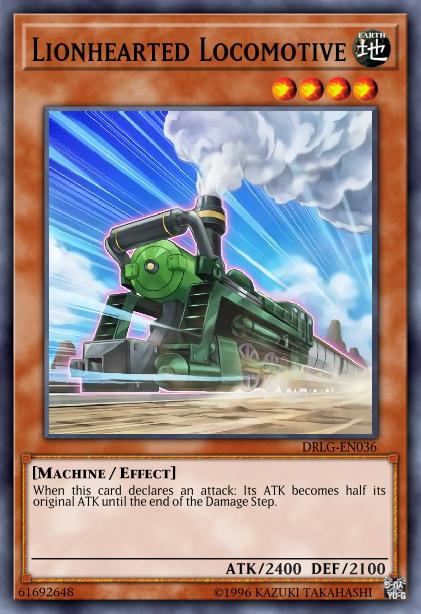 Lionhearted Locomotive Card Image