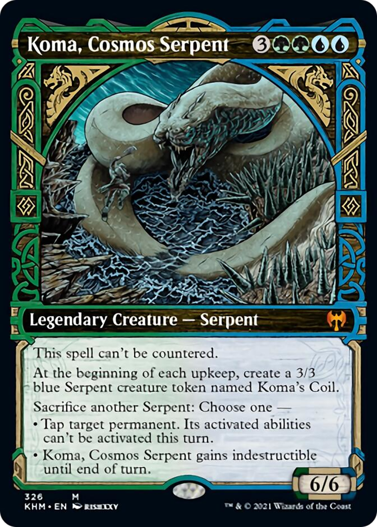 Koma, Cosmos Serpent Card Image