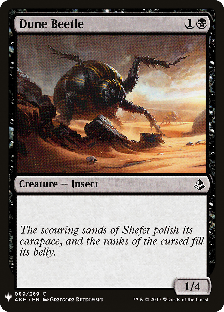 Dune Beetle Card Image