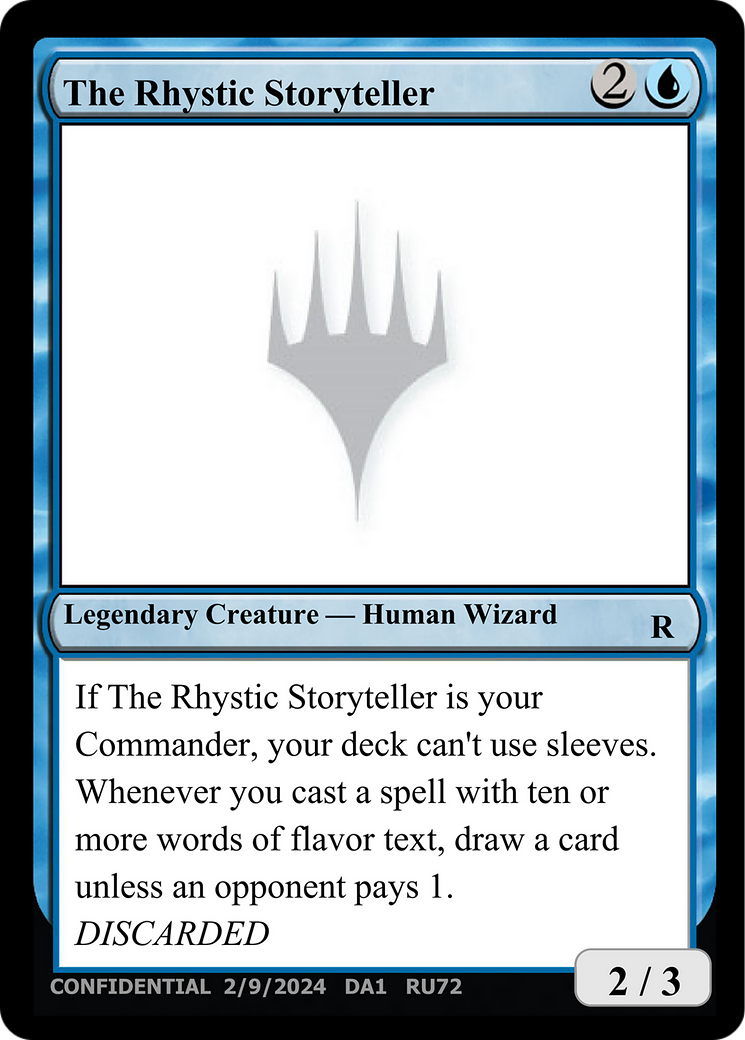 The Rhystic Storyteller Card Image