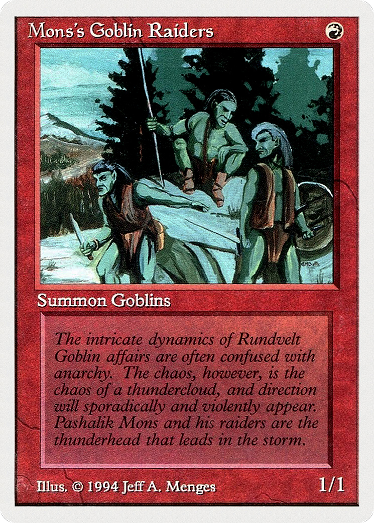 Mons's Goblin Raiders Card Image