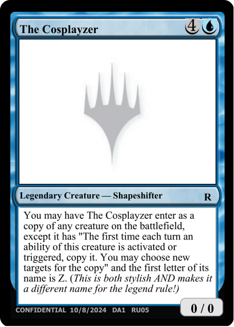 The Cosplayzer Card Image