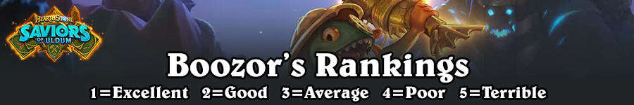 SoU Boozor's Rankings
