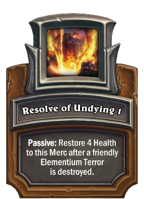 Resolve of Undying 1 Card Image