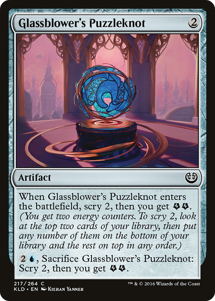 Glassblower's Puzzleknot Card Image