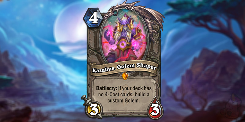 Hearthstone's Forged in the Barrens Card Reveal Season Kickoff - Wronchi Reveals the Returning Kazakus! 2 New Cards