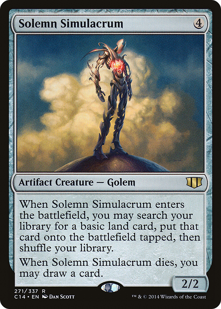 Solemn Simulacrum Card Image