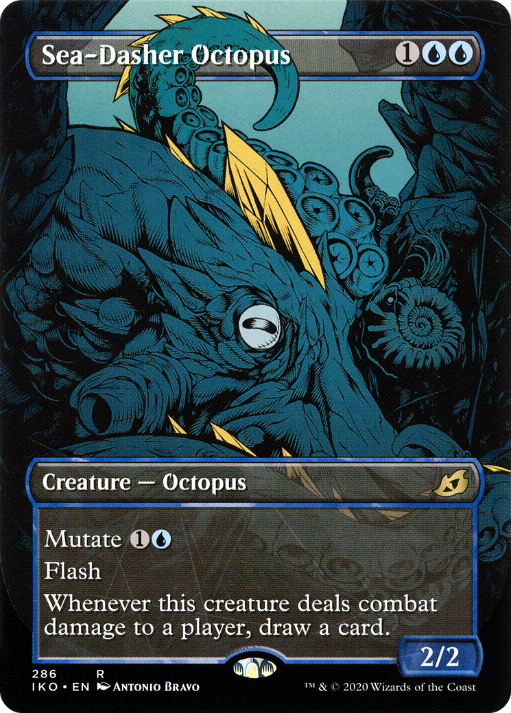 Sea-Dasher Octopus Card Image