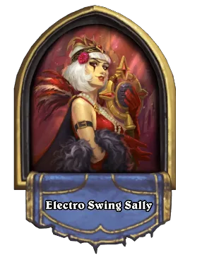 Electro Swing Sally Card Image