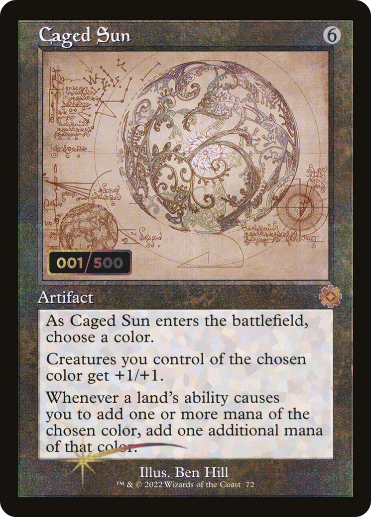 Caged Sun Card Image