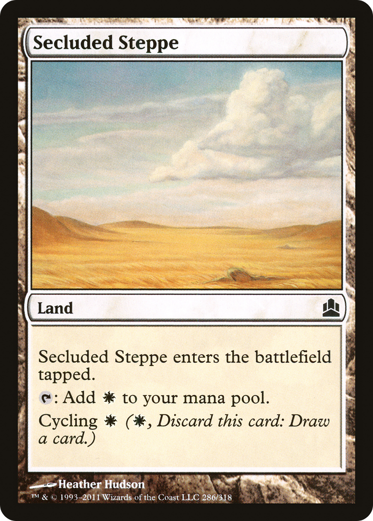Secluded Steppe Card Image