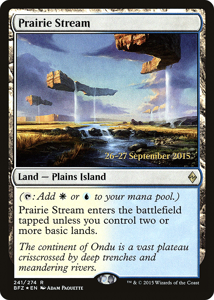 Prairie Stream Card Image