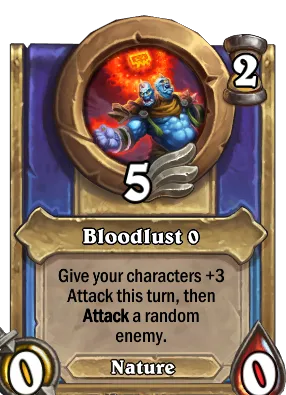 Bloodlust {0} Card Image