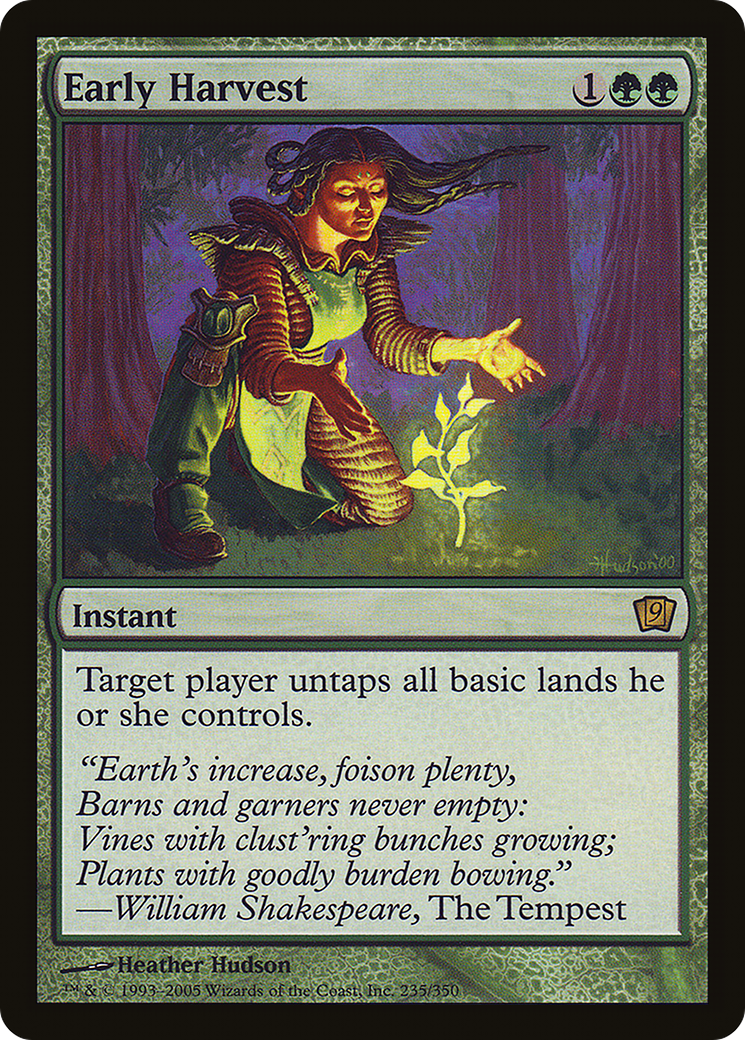 Early Harvest Card Image