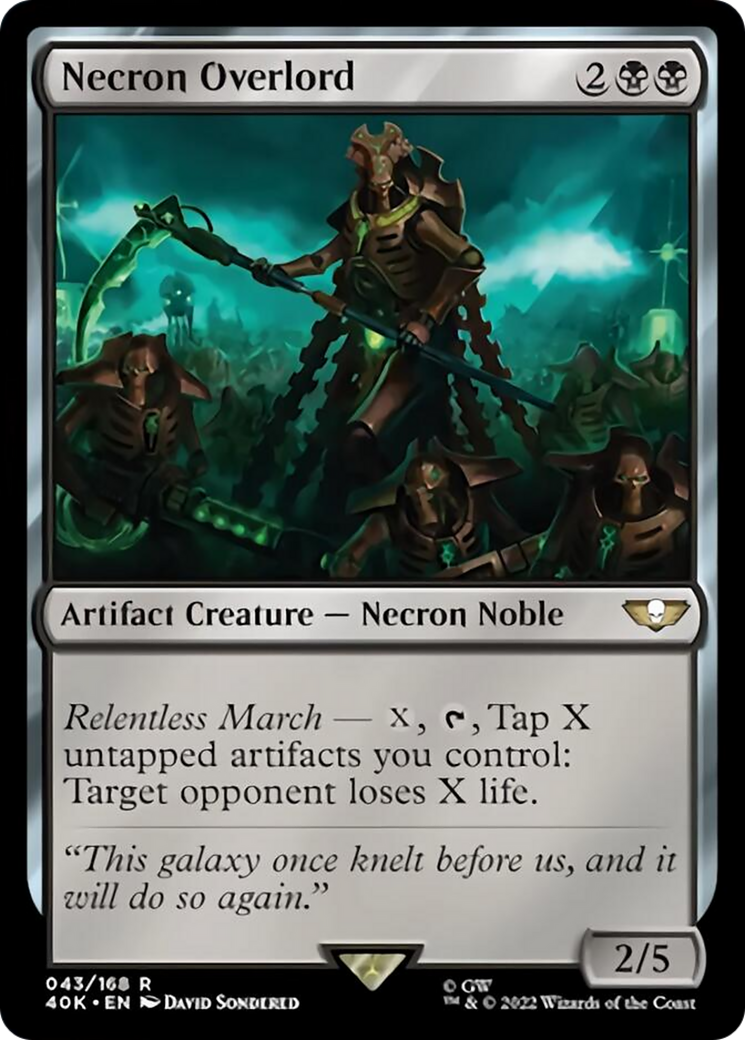 Necron Overlord Card Image