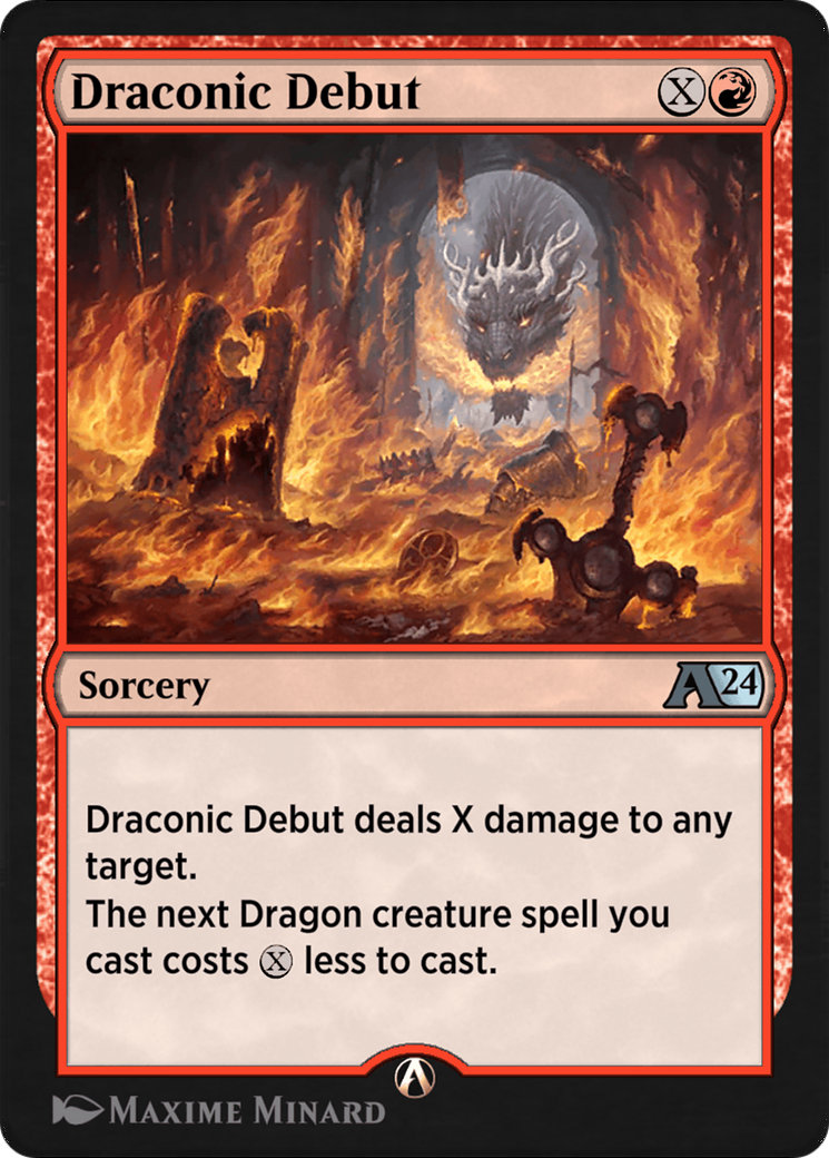 Draconic Debut Card Image