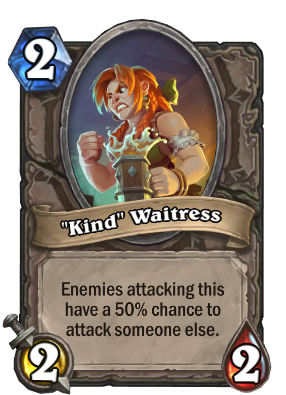 "Kind" Waitress Card Image
