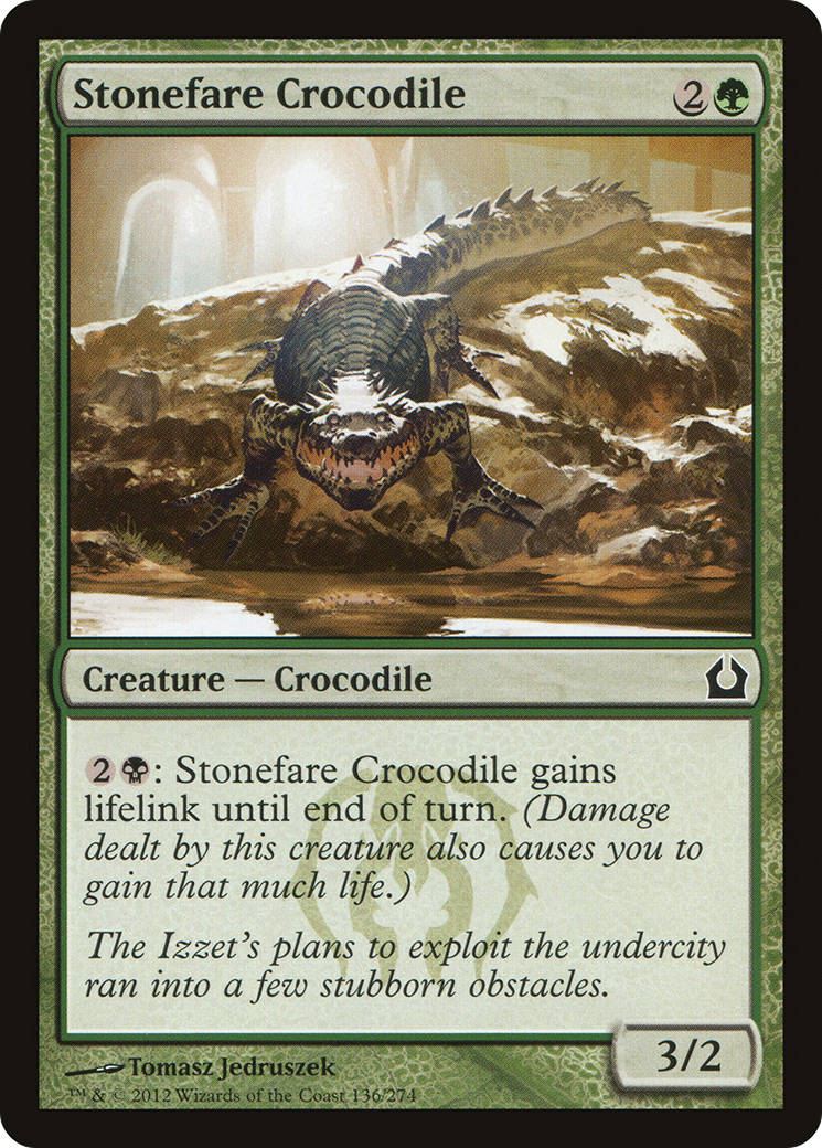 Stonefare Crocodile Card Image
