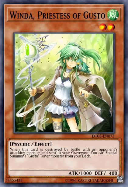 Winda, Priestess of Gusto Card Image