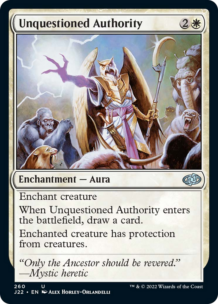 Unquestioned Authority Card Image